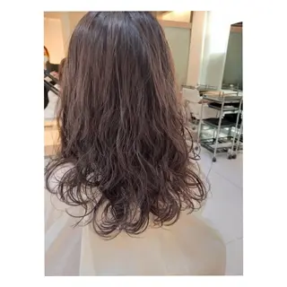 パーマ ロング 飯田・髪質改善縮毛矯 正・カラー・パーマのヘアスタイル