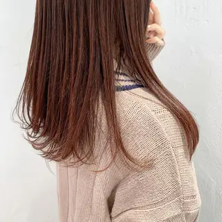 セミロング カラー ヘアアレンジ 🫧透明感カラー/ ボブ/小笠原🪽のヘアスタイル