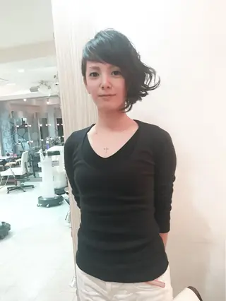 ショート パーマ nishimura makotoのヘアスタイル