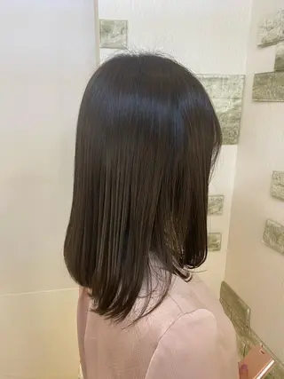 ミディアム カラー ️🫧押上️🫧はな 🫧うる艶パーマのヘアスタイル