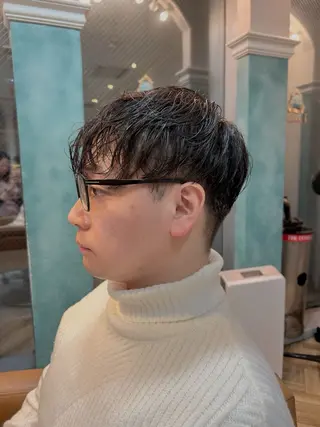 メンズ 池袋/韓国メンズヘア ❤️💙軸丸みうのヘアスタイル