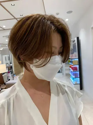 ショート 韓国風/顔周りカット /髪質改善RYOTAのヘアスタイル