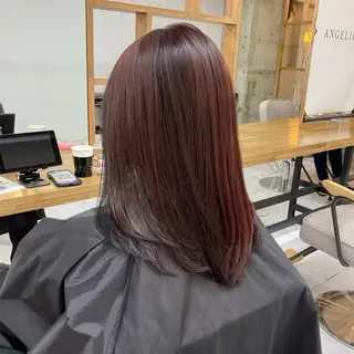 ミディアム カラー 韓国レイヤーカット★ 小林大樹のヘアスタイル