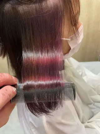 ミディアム 髪質改善カラー特化 井上秀樹のヘアスタイル