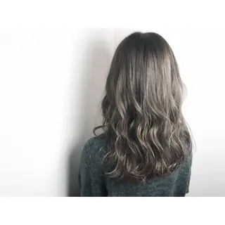 ミディアム セミロング ロング カラー パーマ ショート/レイヤー なら石井知希のヘアスタイル