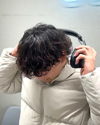パーマ メンズ シャドウパーマ/ メンズ/KENTAのヘアスタイル