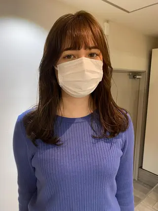 セミロング maeda yumiのヘアスタイル