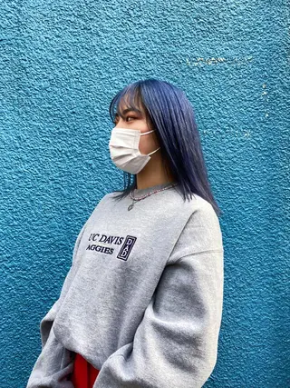 ミディアム 繭所属・宮前 俊平のヘアスタイル