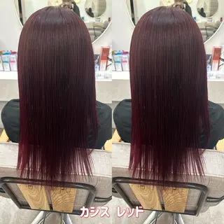 セミロング lovis ゆうあのヘアスタイル