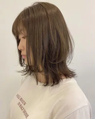 セミロング ୨୧柔らかいカラー nozomi ୨୧のヘアスタイル