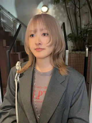 ロング カラー haco＋所属・圧倒的デザイン力 店長🎨RENAのヘアスタイル