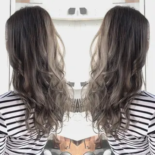 ロング カラー Merci メルシー 福岡、今泉のヘアスタイル