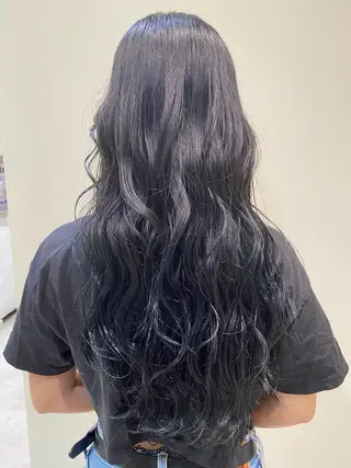 ロング カラー ダブルカラー ブリーチ/kaitoのヘアスタイル