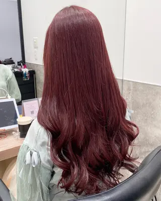 ロング カラー 💗ガーリーヘア🎀 saki💗のヘアスタイル