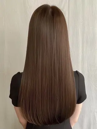 ロング 盛れる顔まわり🎀 縮毛矯正💐羽村勇樹のヘアスタイル