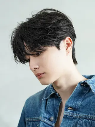 ショート パーマ メンズ 原宿スパイラルパーマ 波巻きパーマ/隼士のヘアスタイル