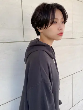 ショート カラー 女性が憧れる ショート/角田愛和のヘアスタイル