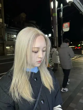 カラー ハイトーン/ブリーチ カラー/SHOGOのヘアスタイル