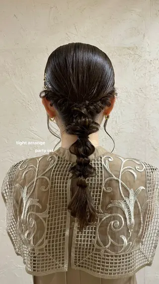 ロング v-lab studio所属・韓国レイヤーカット/ 艶カラー/ noaのヘアスタイル