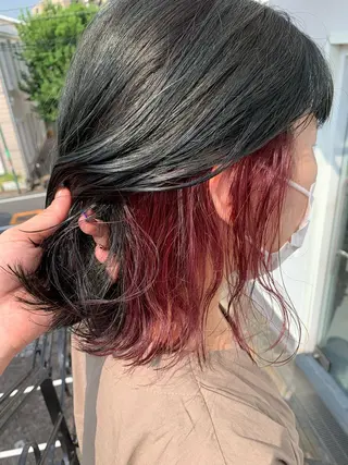 ショート カラー 平 ちひろのヘアスタイル