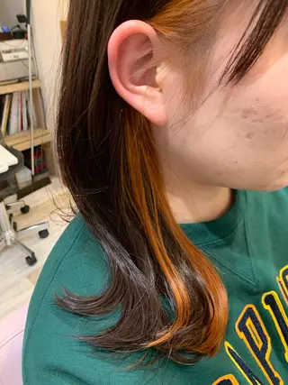 カラー トキタ アオイのヘアスタイル