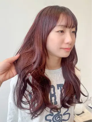 ロング カラー 暖色カラー/似合わせ カット/名古屋/辻のヘアスタイル