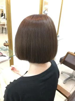 ショート カラー 縮毛矯正⭐️ TAKAHIROのヘアスタイル