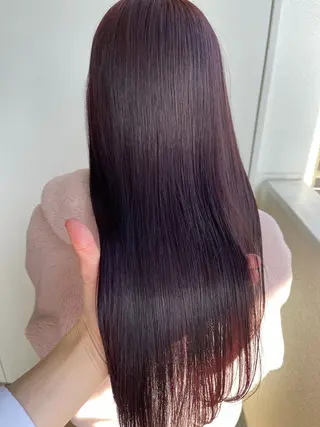 セミロング カラー ブリーチ✨/似合わせ カラー💖/Yuzuのヘアスタイル