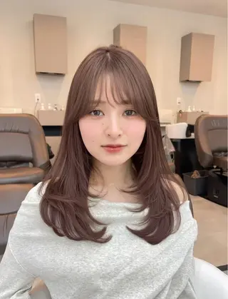 ミディアム sora/レイヤー/ 似合わせカット🎀のヘアスタイル