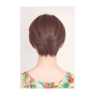 ショート ミディアム カラー アオガミ （前髪顔周りカット）のヘアスタイル