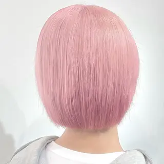 ショート カラー 原宿 ツヤカラー🫧 ちり🍎のヘアスタイル