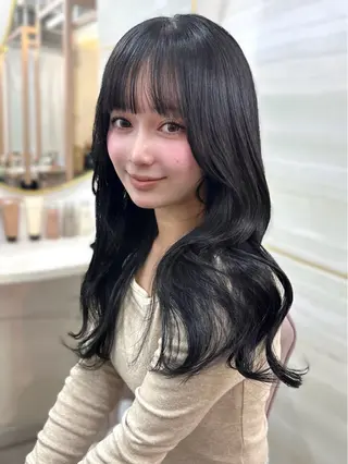 ロング カラー 🦋高瀬寛菜🦋 韓国/ブリーチのヘアスタイル