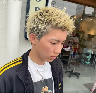 ショート メンズ hair station HaLe'L.A所属・金川 宗一郎のヘアスタイル