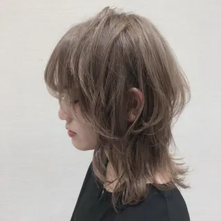 ミディアム カラー 完全美髪特化 髪質改善/島　悠輔のヘアスタイル