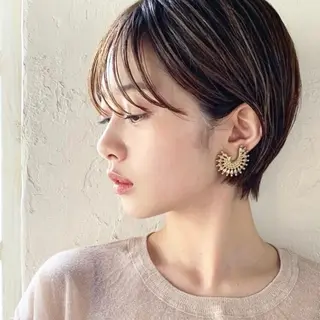 ショート カラー 清水 こなねのヘアスタイル