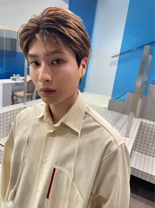 メンズ シャドウパーマ/ 波巻きパーマ/三鷹のヘアスタイル