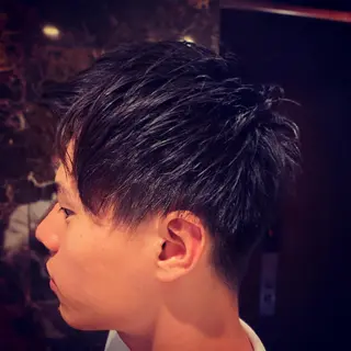 ショート ヘアアレンジ メンズ HIROGINZA ヒロ銀座 青山所属・マツオ リュウホウ🐉のヘアスタイル