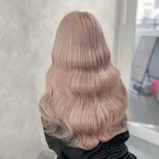 ロング カラー カット♡ブリーチ ♡NANAMIのヘアスタイル
