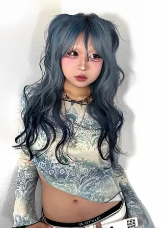 ロング miku /原宿美容師/y2kのヘアスタイル