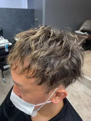 カラー メンズ 🕶️佐藤 海李🐏のヘアスタイル