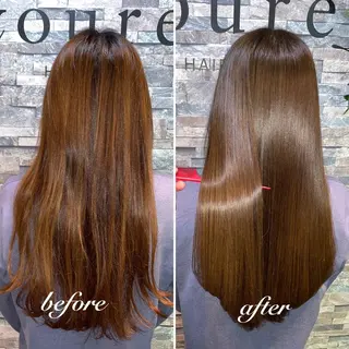 ロング youres hair 新宿west所属・✨髪質改善特化✨ 店長　安岡朋哉のヘアスタイル