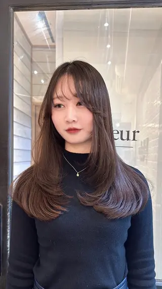 ロング La bonheur hair reve 池袋店所属・🐈‍⬛ マナカ🐈‍⬛のヘアスタイル