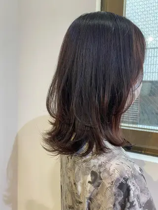 ミディアム GO TODAY SHAiRE SALON 原宿Stella店所属・𓍯柔らかhair 𓍯 yukinoのヘアスタイル