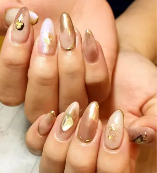 ロング NAILSALON 🍔Timna🍟のネイルデザイン