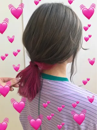 ミディアム カラー EMANON新宿東口所属・新宿駅近♡個室 ♡関口三都季🌜のヘアスタイル
