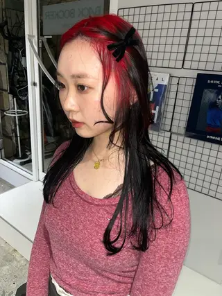 ロング カラー AOI ハイトーン/ボブのヘアスタイル