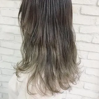 セミロング カラー 横浜🍒カット エクステ/RIEのヘアスタイル