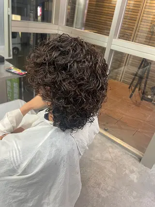 パーマ メンズ えーき/渋谷No.1 /メンズヘア/当日割のヘアスタイル