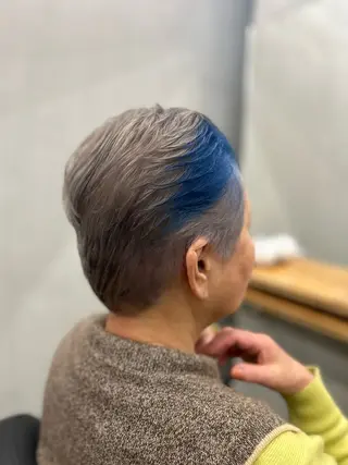 ショート カラー N/デザインカラー 🌿ナギのヘアスタイル