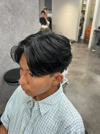 ショート パーマ メンズ 👑立川No.1筋肉 美容師👑しゅーとのヘアスタイル